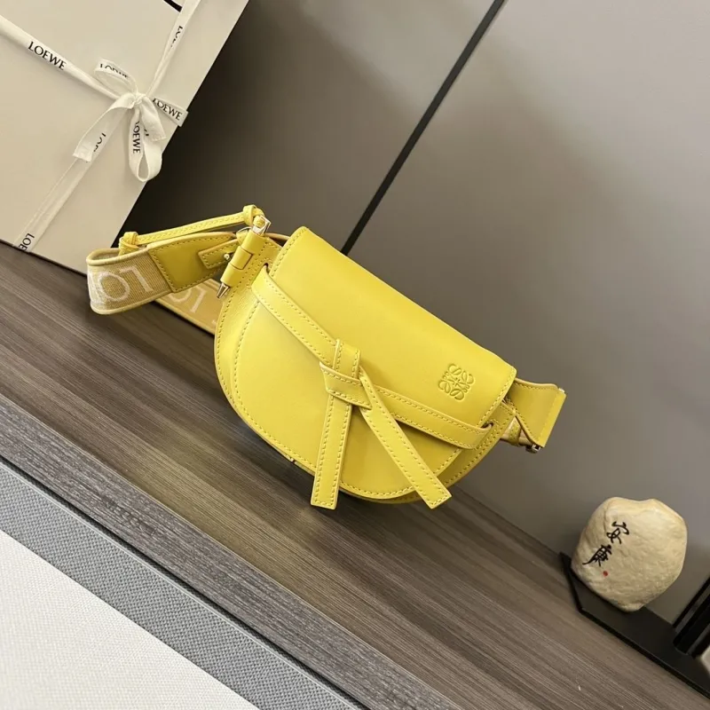 LOEWE Yellow Saddle Crossbody Bag 502
