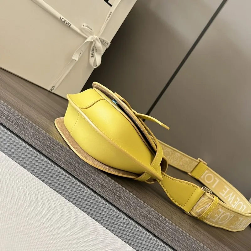 LOEWE Yellow Saddle Crossbody Bag 502 - Image 3