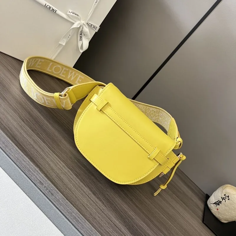 LOEWE Yellow Saddle Crossbody Bag 502 - Image 4