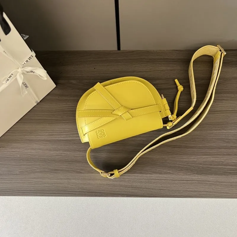 LOEWE Yellow Saddle Crossbody Bag 502 - Image 5