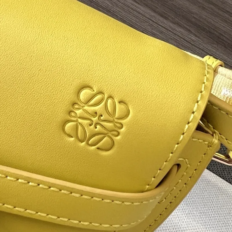 LOEWE Yellow Saddle Crossbody Bag 502 - Image 6
