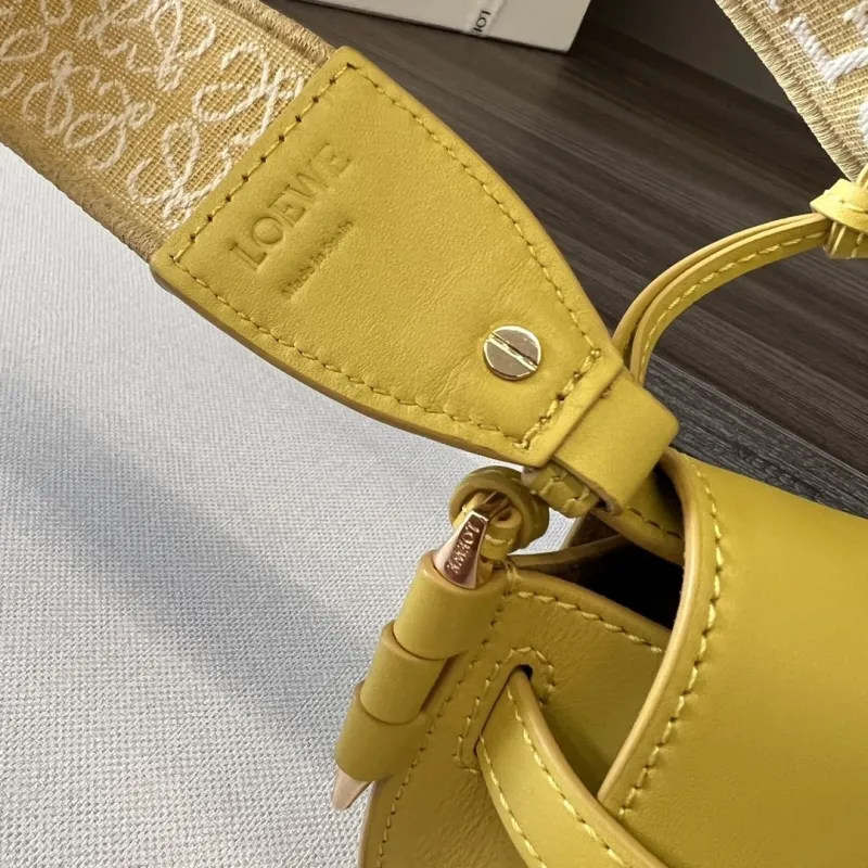 LOEWE Yellow Saddle Crossbody Bag 502 - Image 7