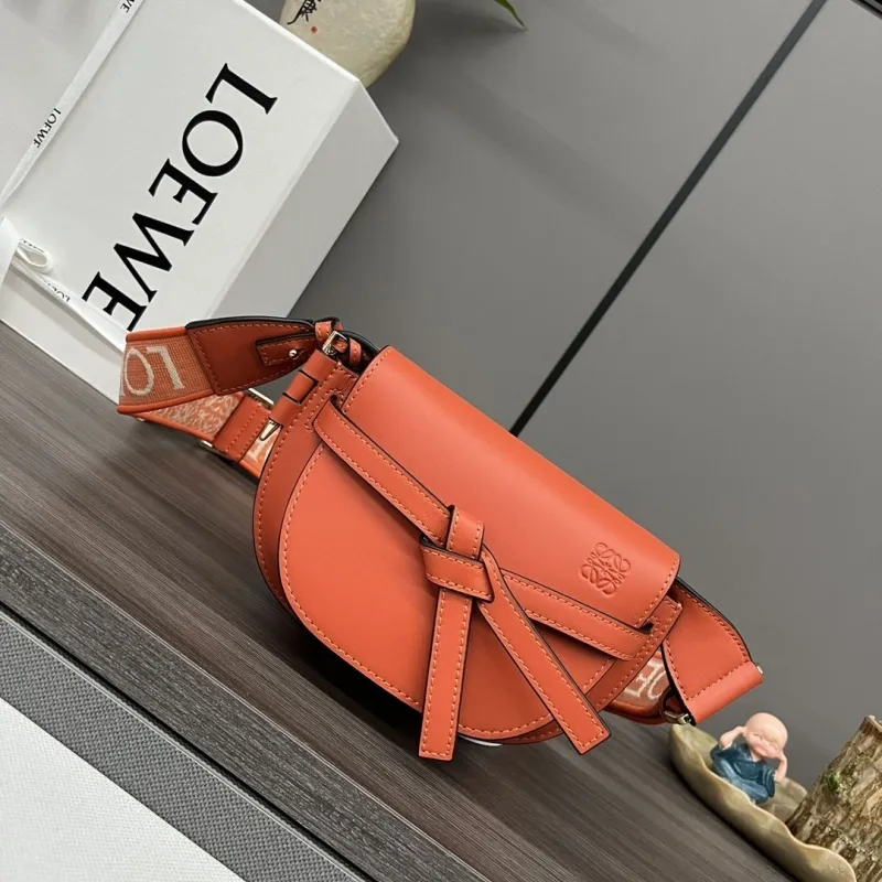 Loewe Orange Saddle Crossbody Bag 508
