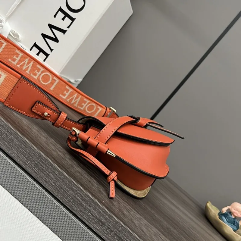 Alternative view of Loewe Orange Saddle Crossbody Bag 508