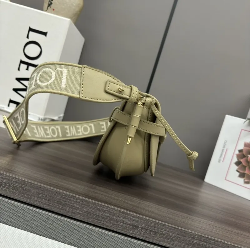 Alternative view of Loewe Beige Saddle Crossbody Bag 509