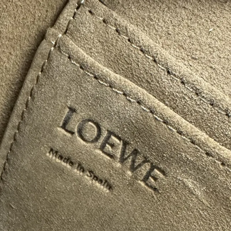 LOEWE White Beige Saddle Crossbody Bag 510 - Image 9