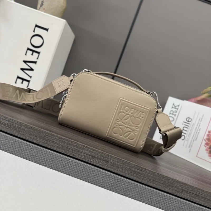 LOEWE Beige Crossbody Satchel Bag 517