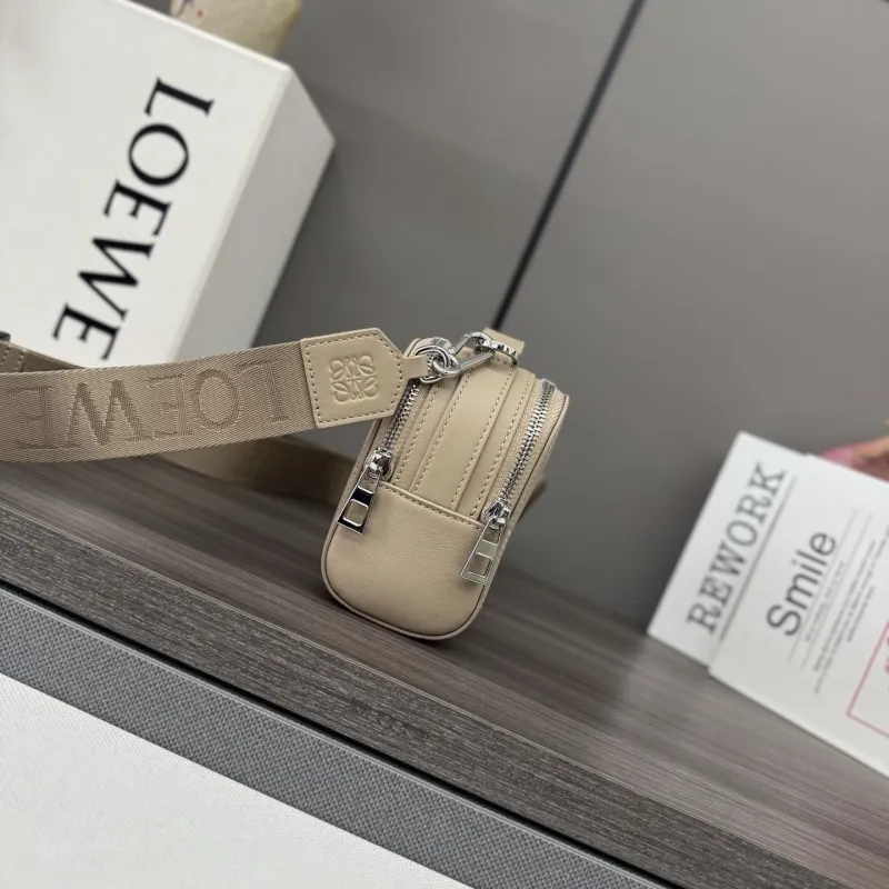 Alternative view of LOEWE Beige Crossbody Satchel Bag 517