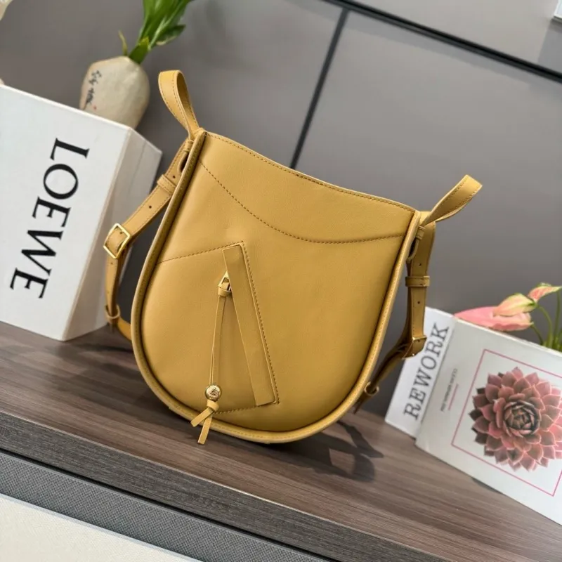 Loewe Yellow Saddle Crossbody Bag 522