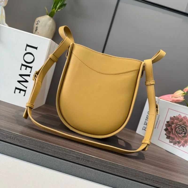 Loewe Yellow Saddle Crossbody Bag 522 - Image 3