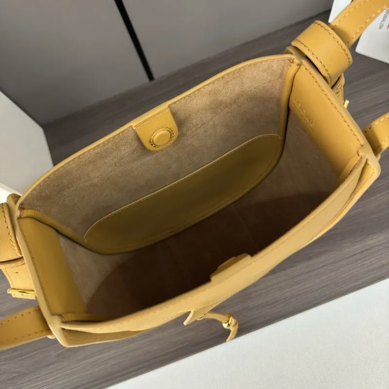Loewe Yellow Saddle Crossbody Bag 522 - Image 8