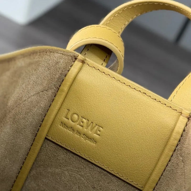 Loewe Yellow Saddle Crossbody Bag 522 - Image 9