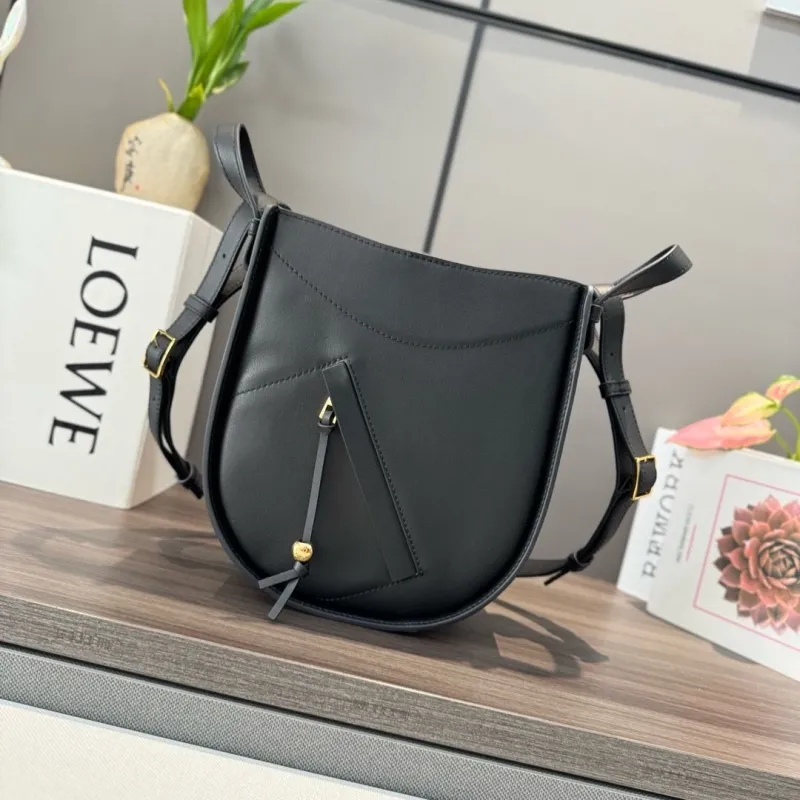 Loewe Black Saddle Crossbody Bag