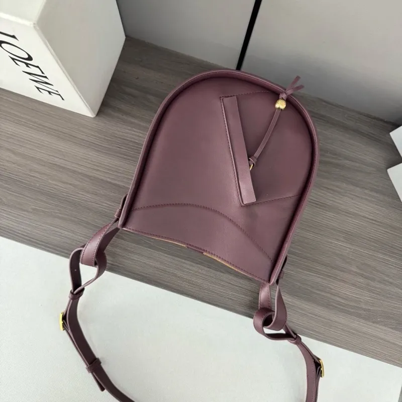 Loewe Plum Saddle Crossbody Bag 524 - Image 5
