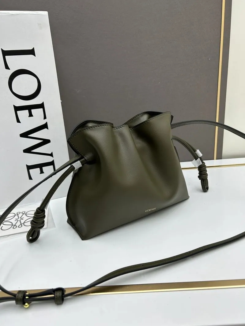 Alternative view of LOEWE S063 Olive Green Crossbody Bag