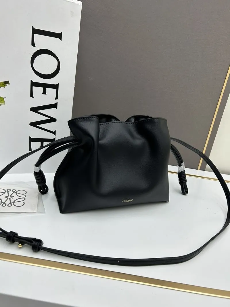 Alternative view of LOEWE Black S063 Crossbody Bucket Bag