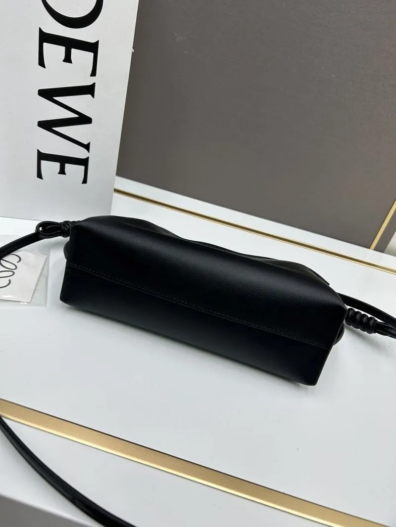 LOEWE Black S063 Crossbody Bucket Bag - Image 5