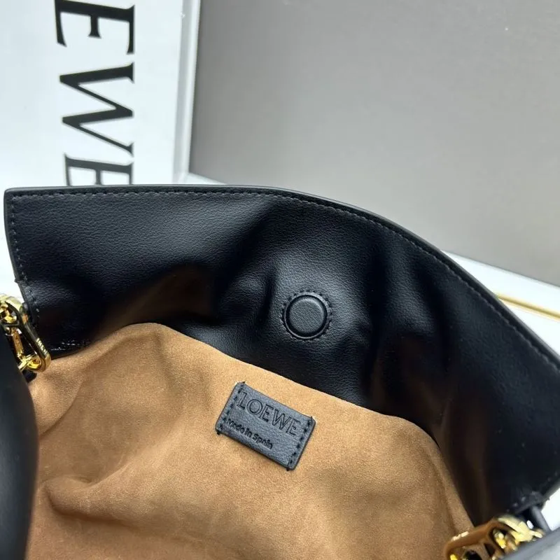 LOEWE Black S063 Crossbody Bucket Bag - Image 8