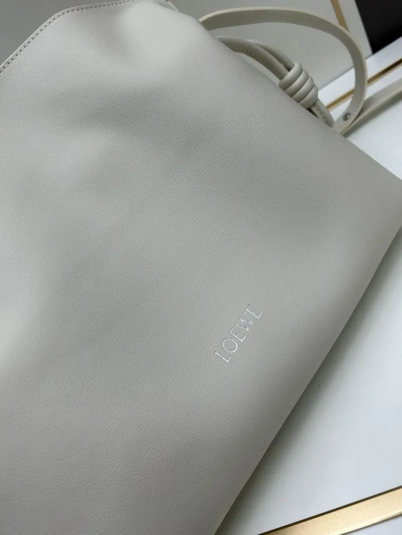 LOEWE Cream Satchel Bag 855 - Image 4