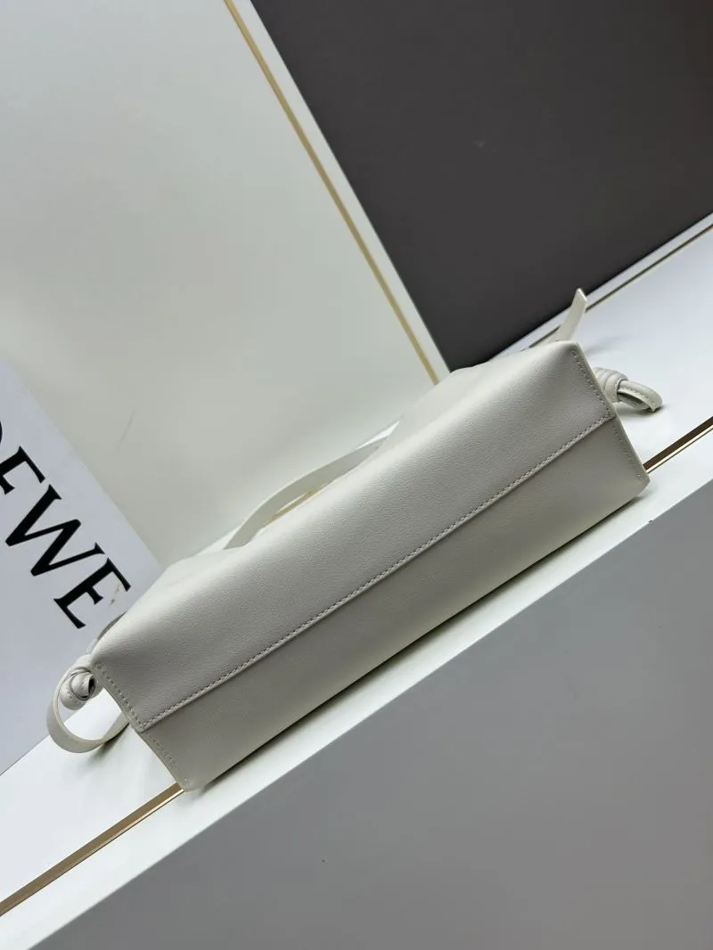LOEWE Cream Satchel Bag 855 - Image 5