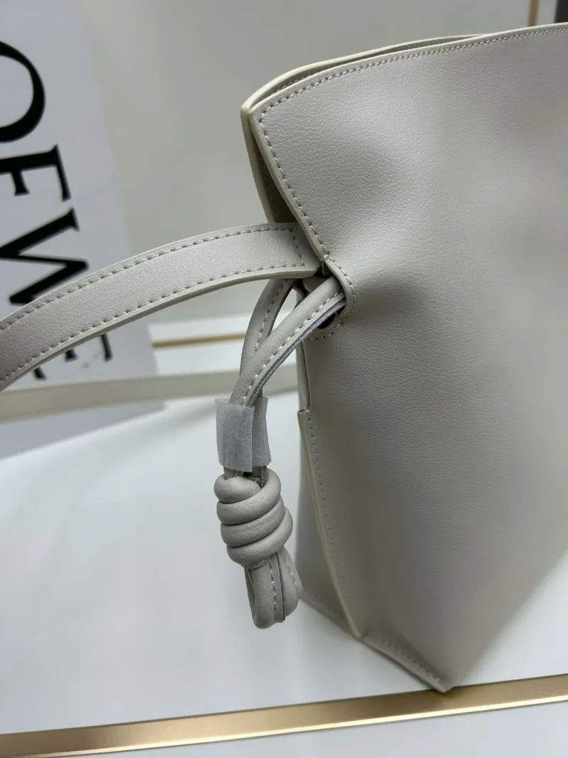 LOEWE Cream Satchel Bag 855 - Image 6