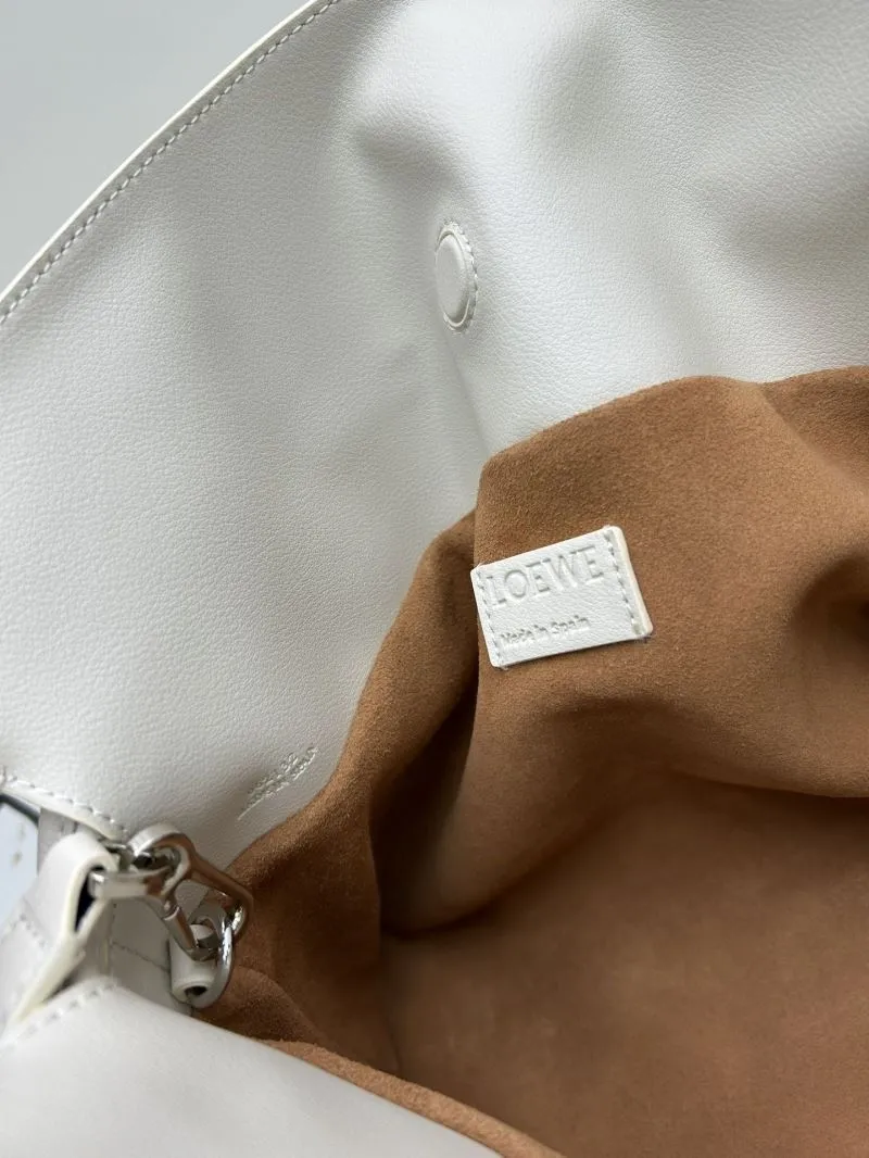 LOEWE Cream Satchel Bag 855 - Image 8