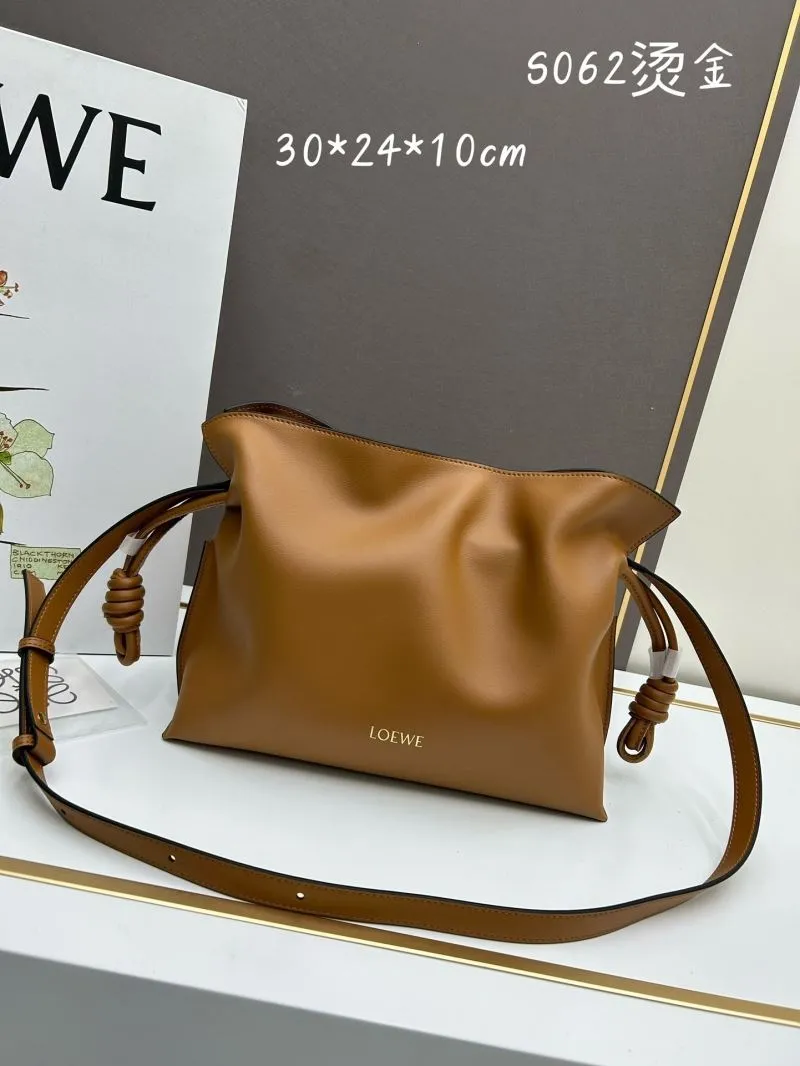 LOEWE Brown Leather Crossbody Bag S062