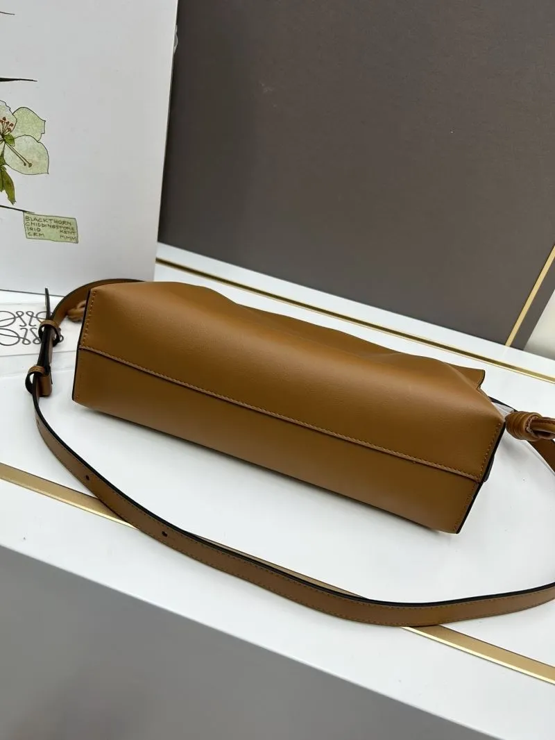 LOEWE Brown Leather Crossbody Bag S062 - Image 5