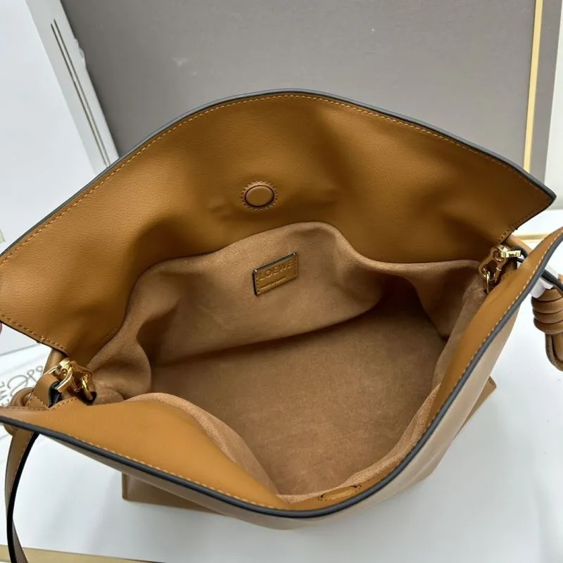 LOEWE Brown Leather Crossbody Bag S062 - Image 6