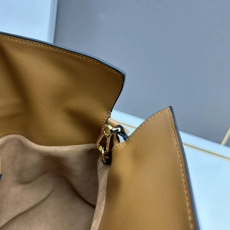 LOEWE Brown Leather Crossbody Bag S062 - Image 8