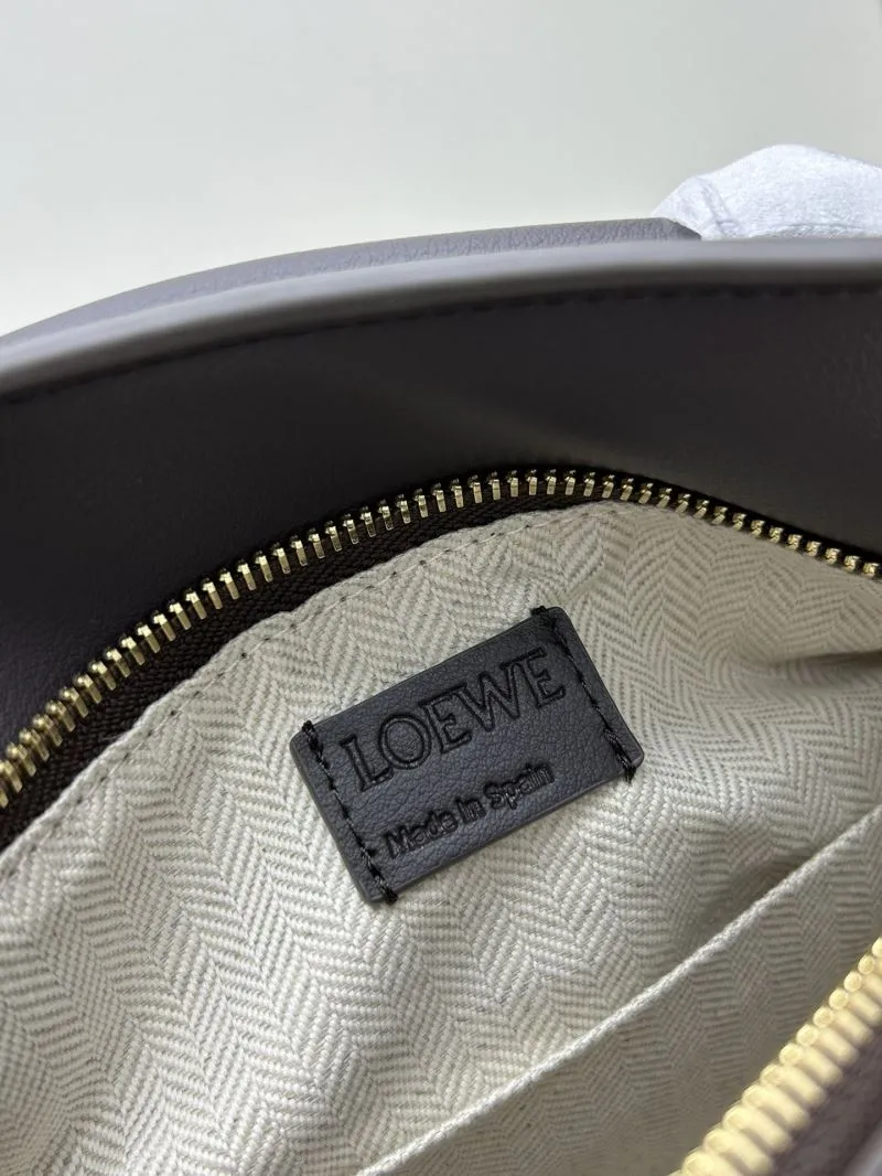 Loewe Brown Green Satchel Bag 863 - Image 8