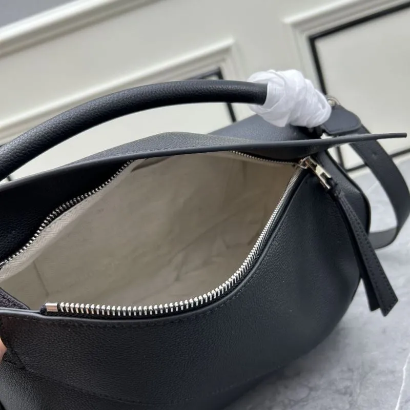 Loewe Black Leather Satchel Bag - Image 7