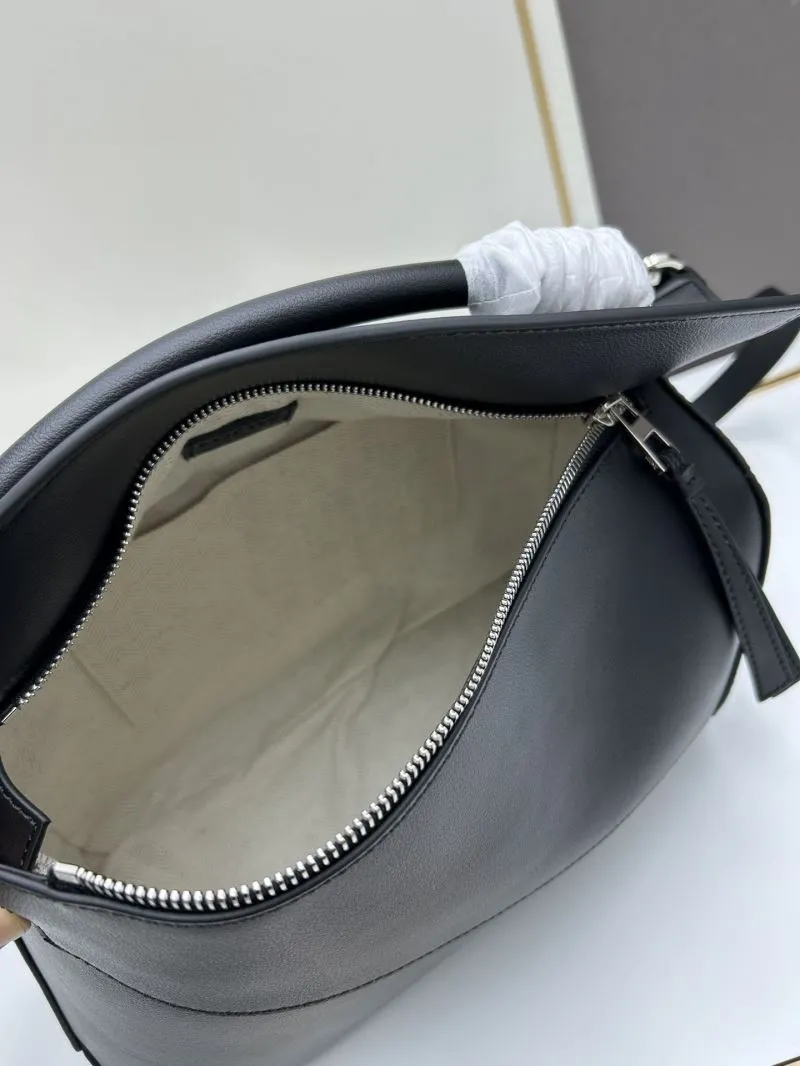 Loewe Black Leather Puzzle Satchel Bag - Image 7