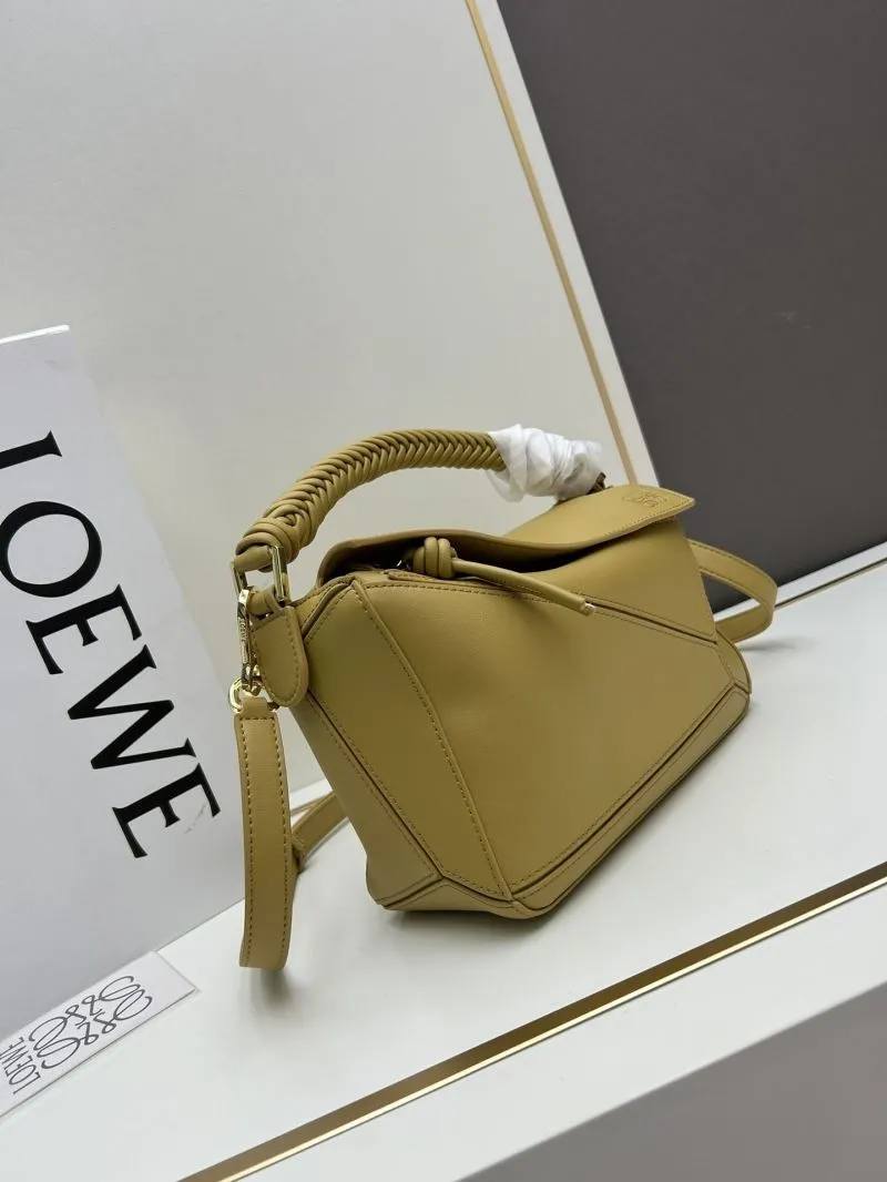 Alternative view of LOEWE Mustard Yellow Satchel Bag 061610