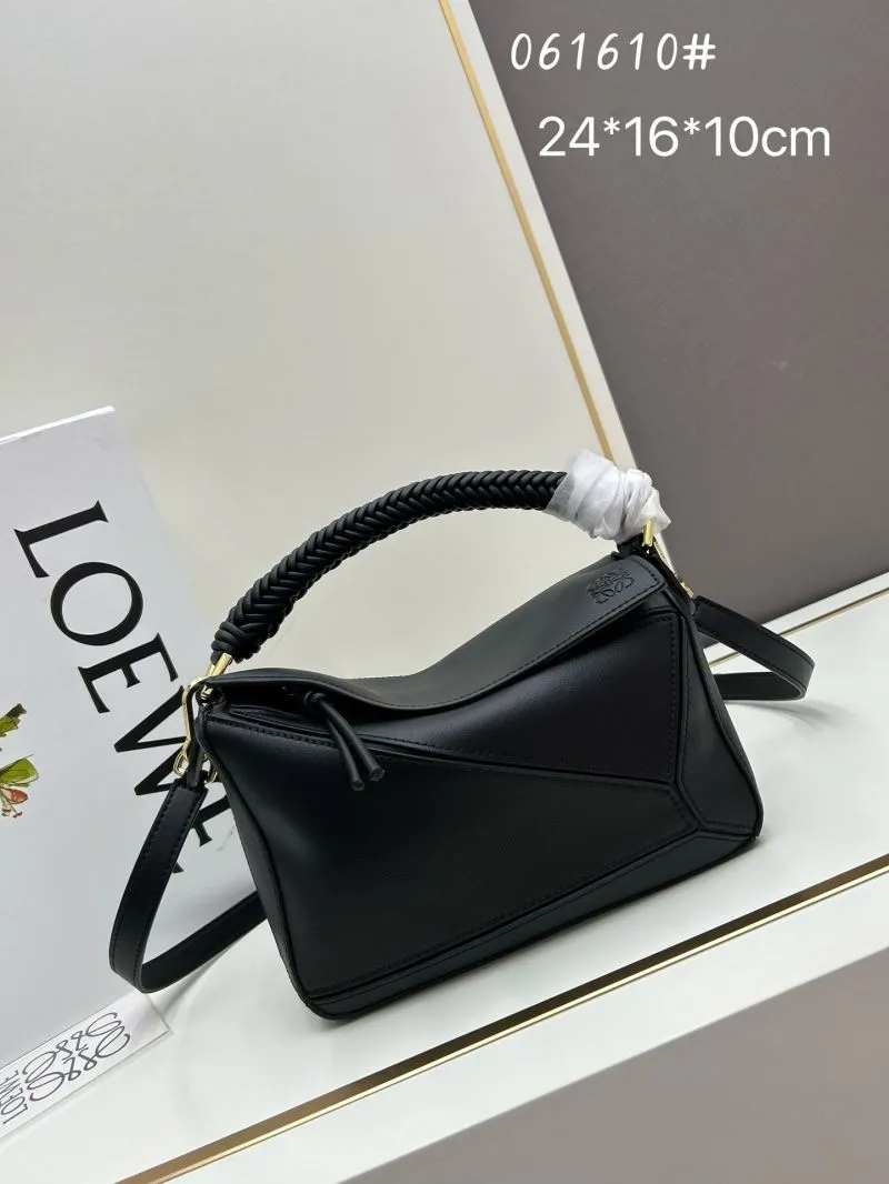 Loewe Black Satchel Bag 061610