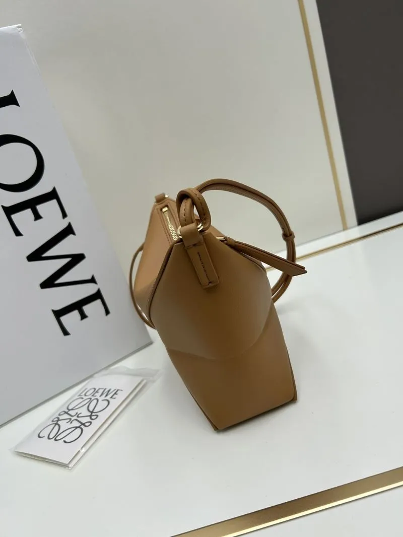 Alternative view of LOEWE Brown Leather Satchel Bag 060623