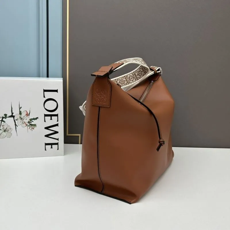 Alternative view of LOEWE Brown Leather Satchel Bag 82268