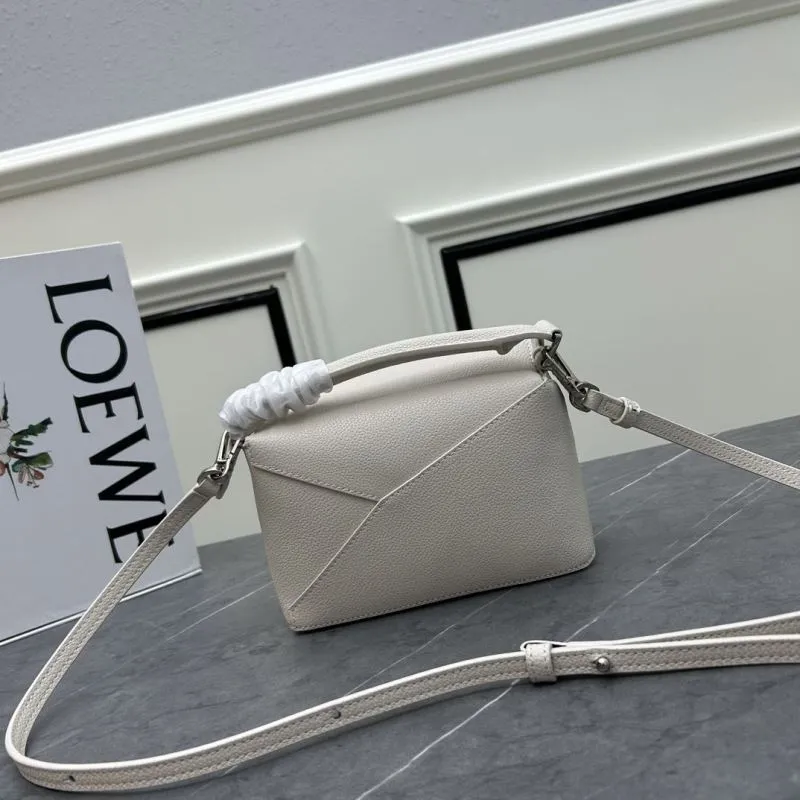 Alternative view of Loewe Off-White Satchel Crossbody Bag 877