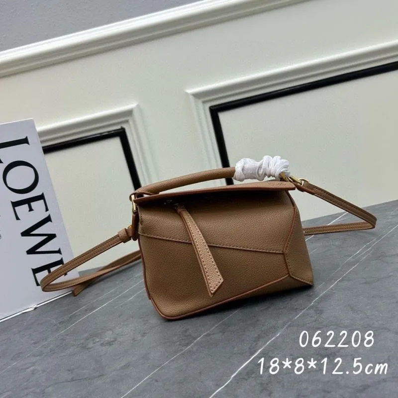 Alternative view of LOEWE 062208 Leather Satchel Bag