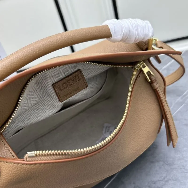 LOEWE Brown Leather Satchel Bag 062206 - Image 8