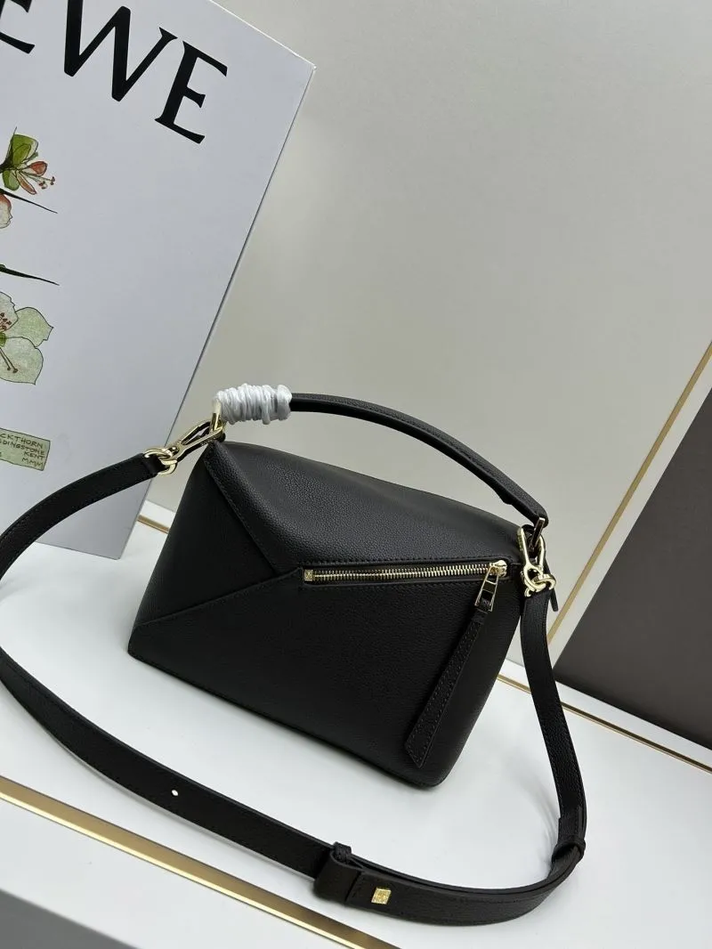 Alternative view of Loewe Gray Leather Satchel Bag 894