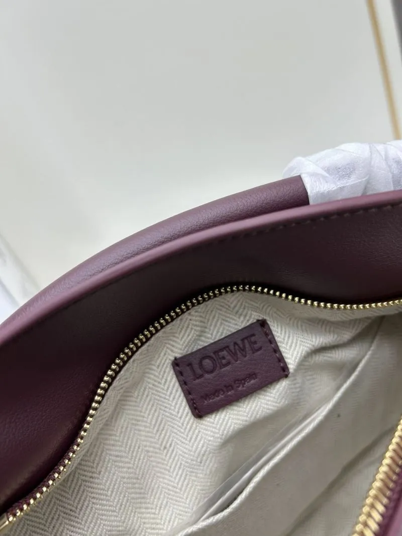 Loewe Burgundy Satchel Bag 895 - Image 7