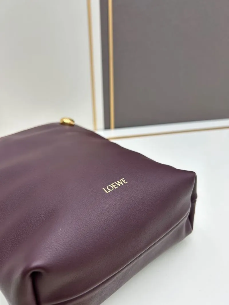 LOEWE Burgundy Bucket Bag 901 - Image 4