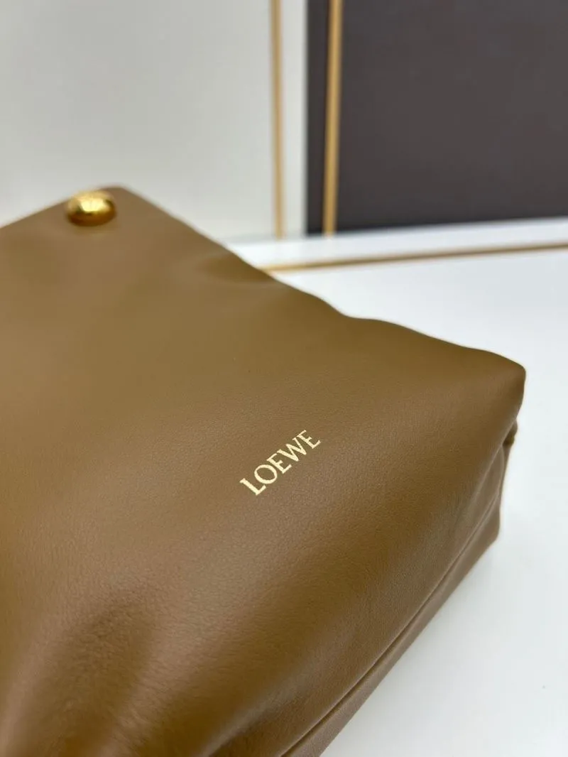 LOEWE Brown Drawstring Bucket Bag 260099 - Image 5