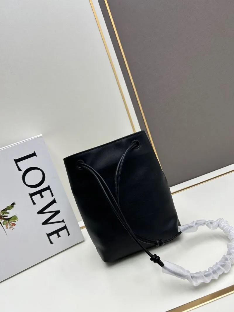 Alternative view of LOEWE Black Leather Bucket Bag