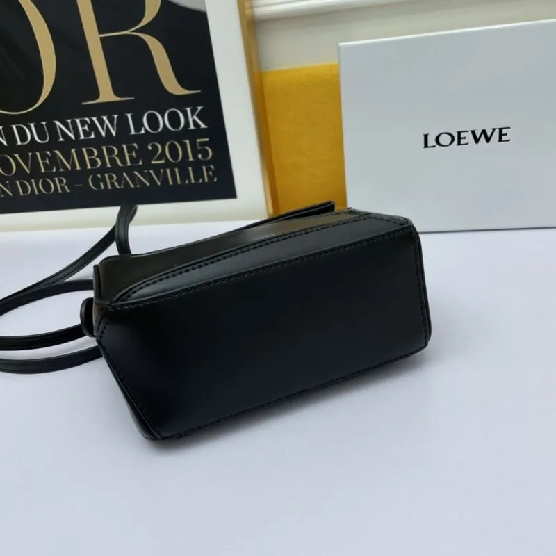 LOEWE Black Satchel Bag 911 - Image 4