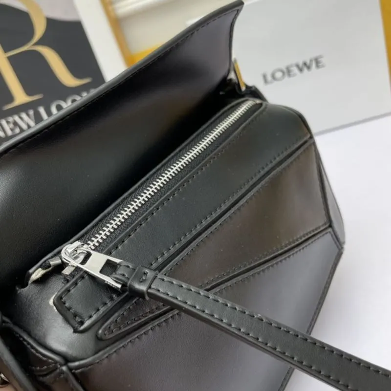 LOEWE Black Satchel Bag 911 - Image 6