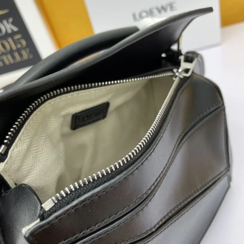 LOEWE Black Satchel Bag 911 - Image 7