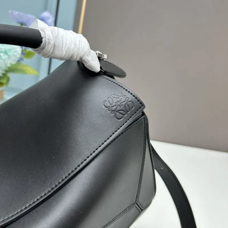 Loewe Black Satchel Bag 932 - Image 3