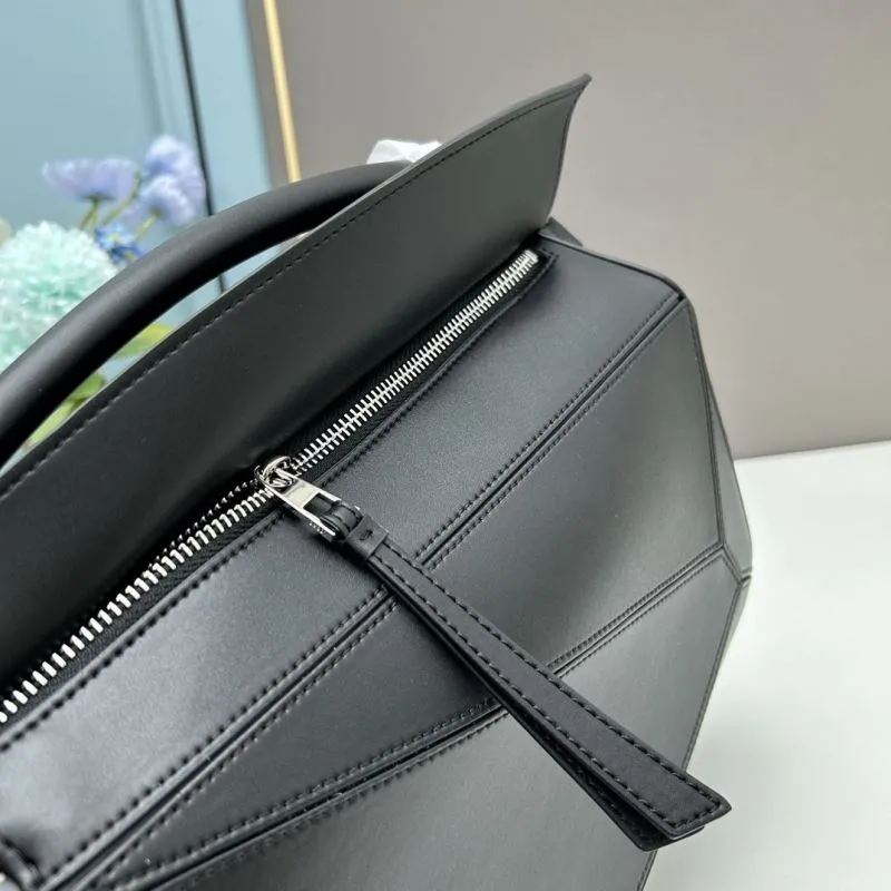 Loewe Black Satchel Bag 932 - Image 6